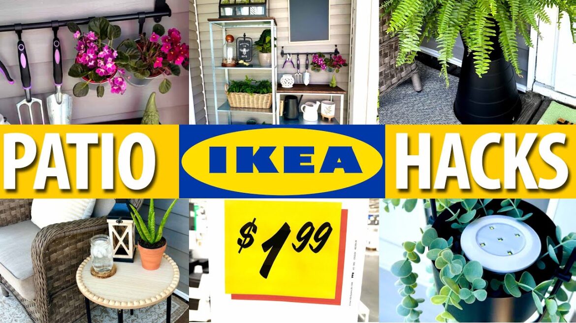 *15* IKEA HACKS for your outdoor patio… quick and easy
