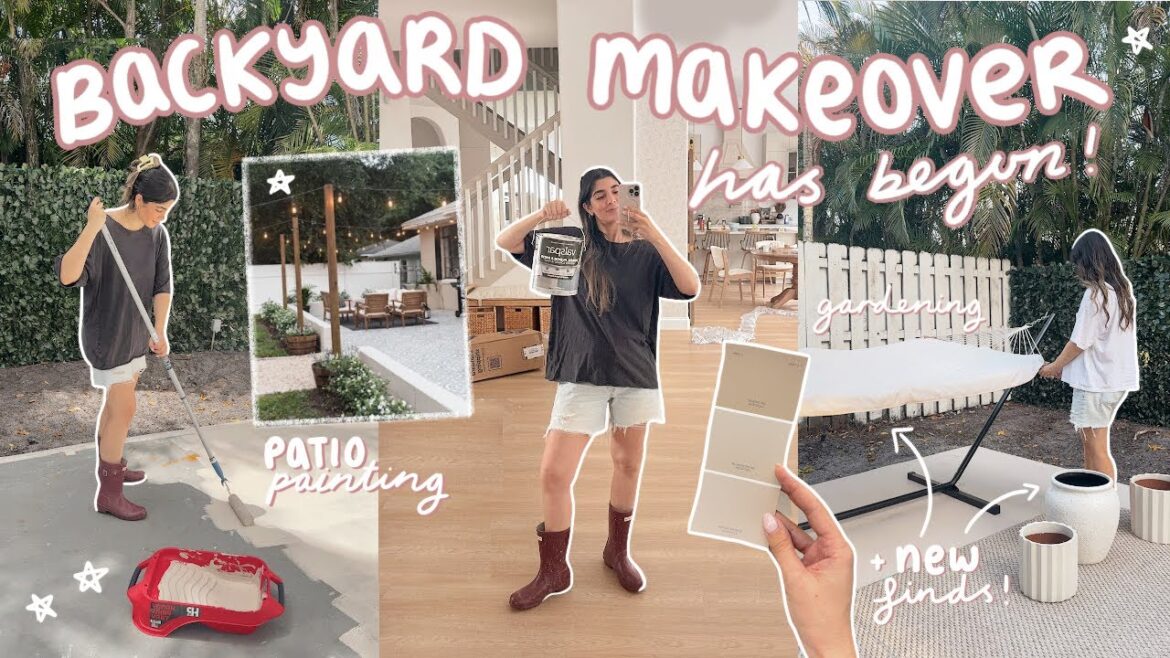 starting the BACKYARD MAKEOVER ✨ building the pinterest patio of my dreams starting the BACKYARD MAKEOVER ✨ *building the pinterest patio of my dreams*