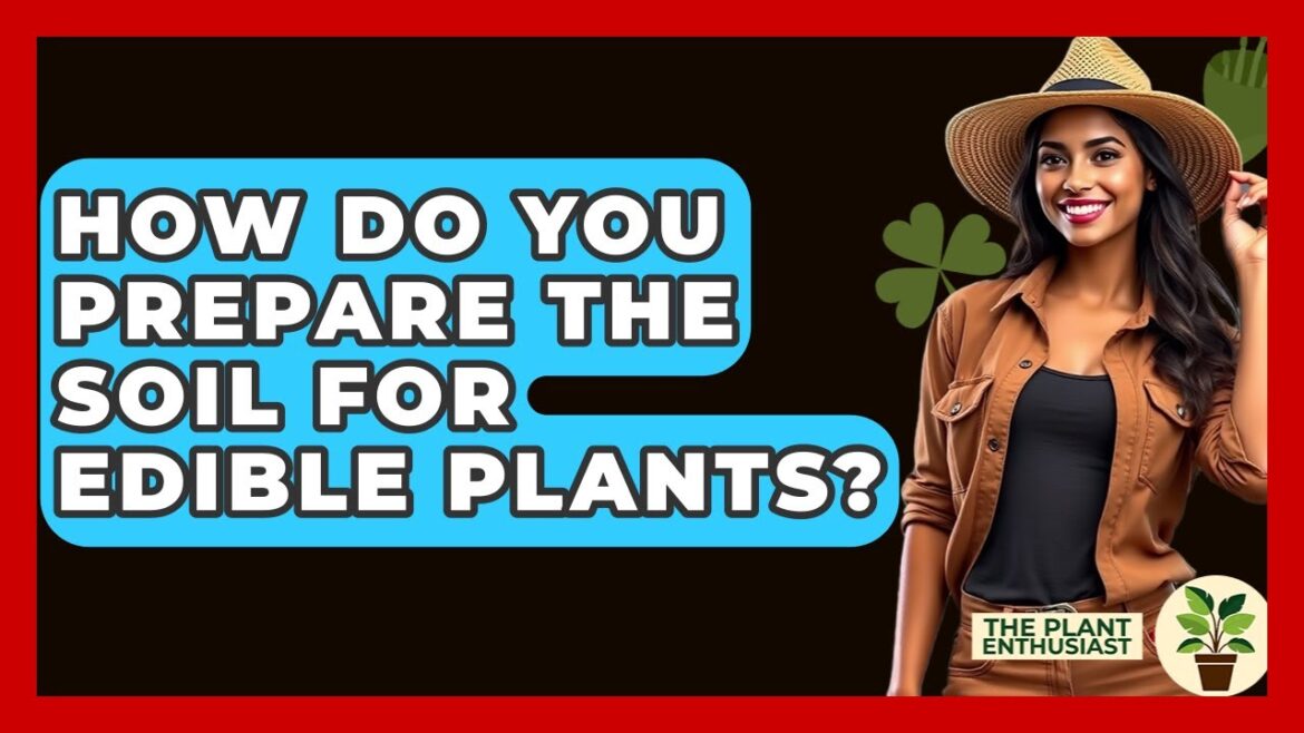 How Do You Prepare The Soil For Edible Plants? - The Plant Enthusiast