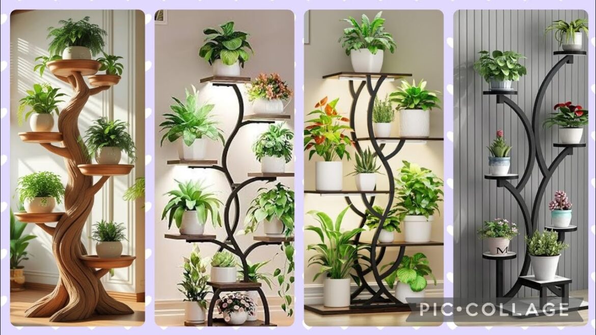 Beautiful design plant stand || indoor plant stand ideas || flower plant shelf design Beautiful design plant stand || indoor plant stand ideas || flower plant shelf design