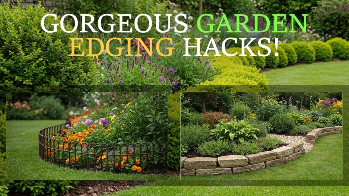 DIY Garden Border Ideas That Will Transform Your Backyard! 🌿 Easy & Affordable Edging Solutions!