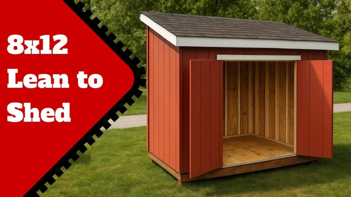 How to Build a 8×12 Lean to Shed – DIY Plans How to Build a 8x12 Lean to Shed - DIY Plans