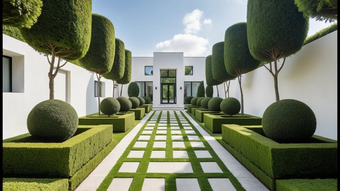 Modern Garden Design Ideas 2025 🌿  Luxury Landscaping Tips & Structured Outdoor Spaces