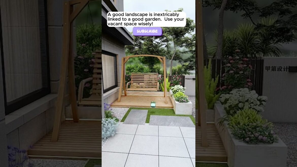 A nice landscape is inseparable from a good garden. Don’t waste your open area! #LandscapeDesign A nice landscape is inseparable from a good garden. Don't waste your open area! #LandscapeDesign