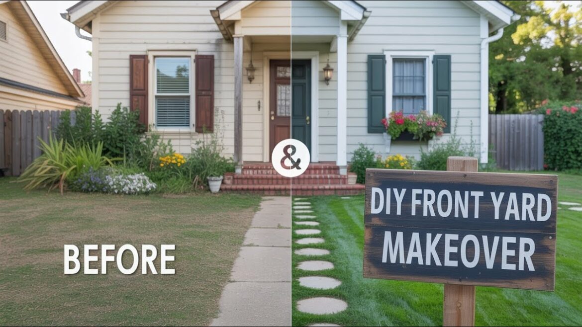 DIY Front Yard Makeover Before & After Budget Transformations