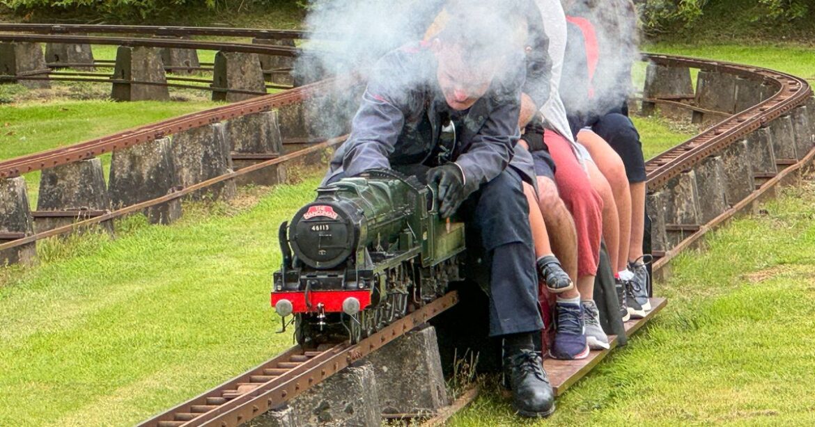 The pub with an adorable miniature railway in its back garden with £1 rides Ipso logo