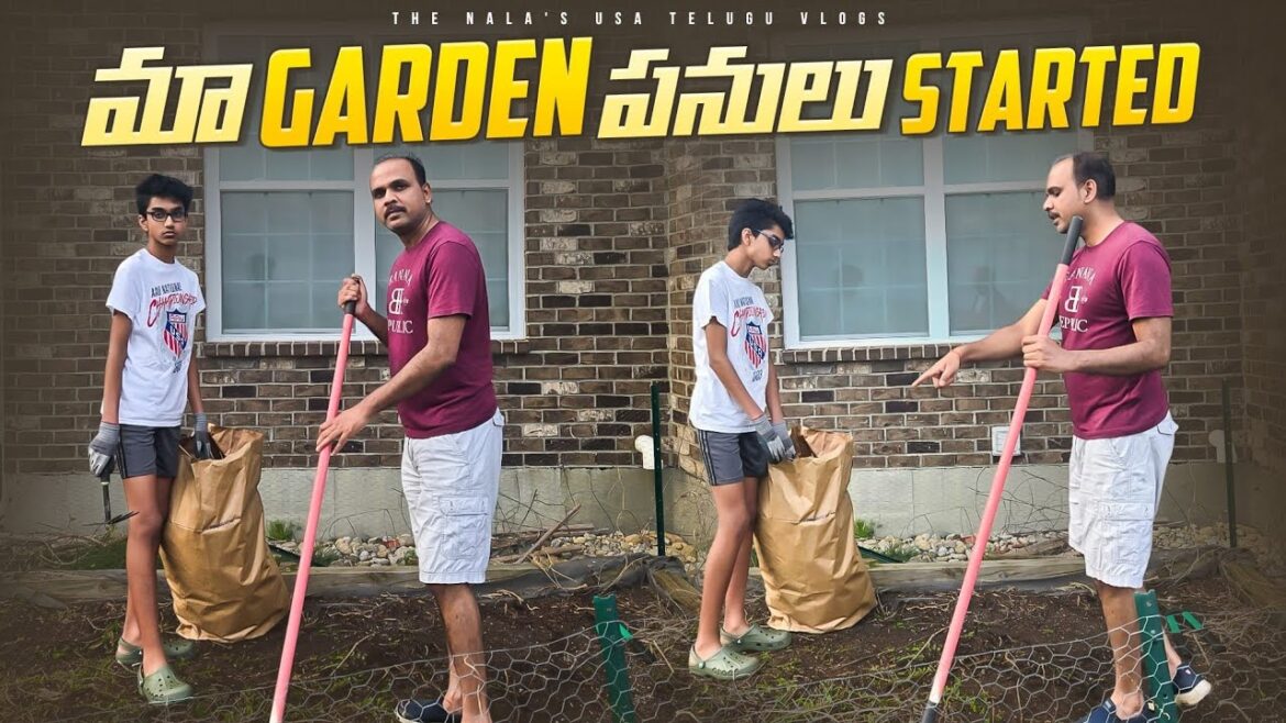 మా Husband Saved $200 Self- Car maintenance | Vegetable Gardening started 2025 | America NRI kids