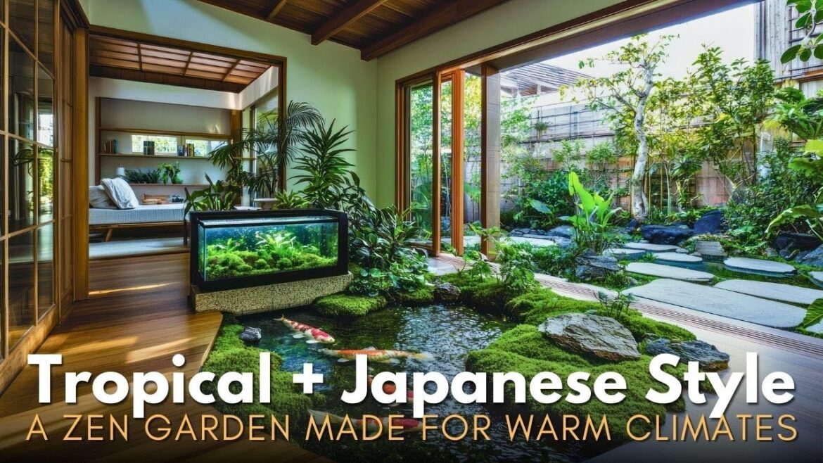 Tropical Meets Japanese Garden: A Rare Fusion for Warm Climates