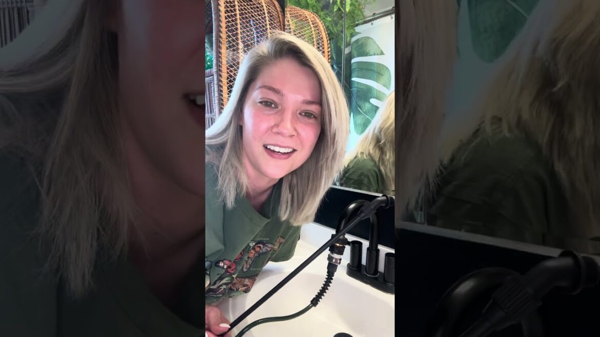 Gardener's Supply Indoor Hose hookup🌿