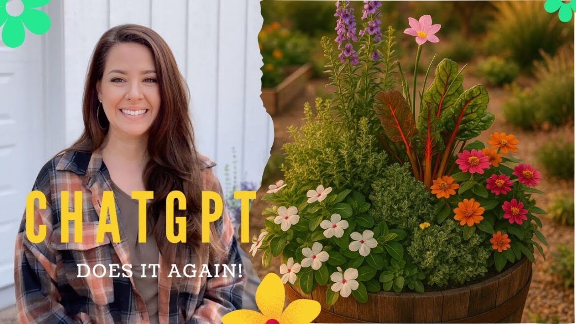Using ChatGPT To Refresh My Whiskey Barrel | Summer Container Gardening + Hummingbird Feeder Action! Using ChatGPT To Refresh My Whiskey Barrel | Summer Container Gardening + Hummingbird Feeder Action!