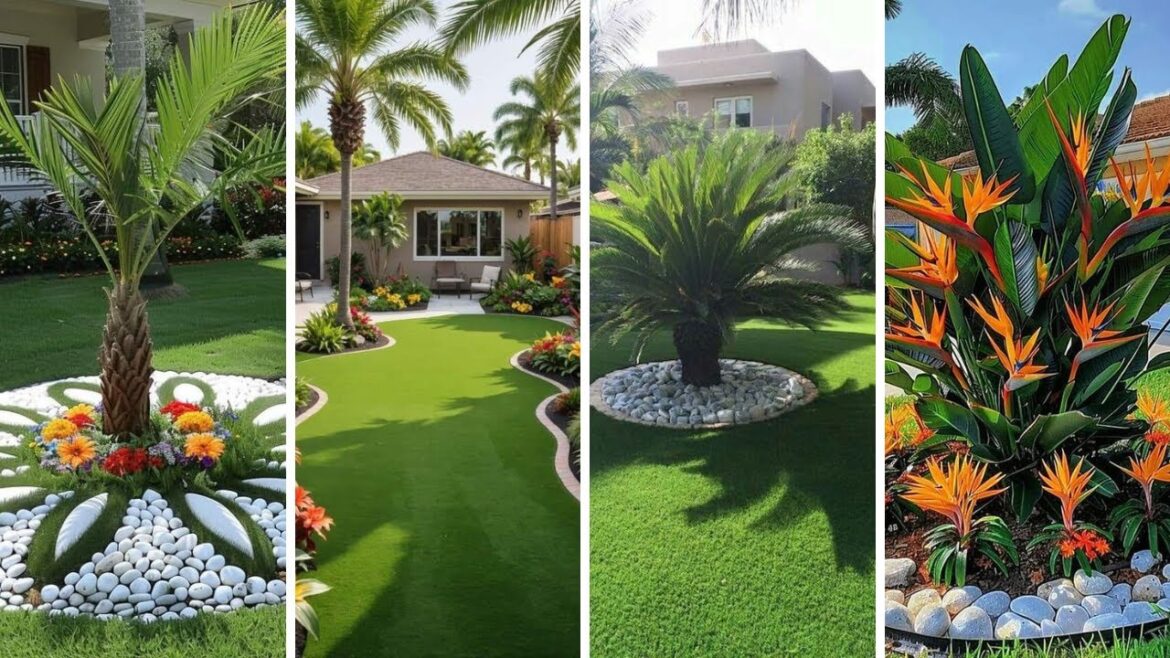 BEAUTIFUL! AROUND TREE GARDEN DESIGN IDEAS | HOW TO GARDENING UNDER TREES FOR BACKYARD LANDSCAPING