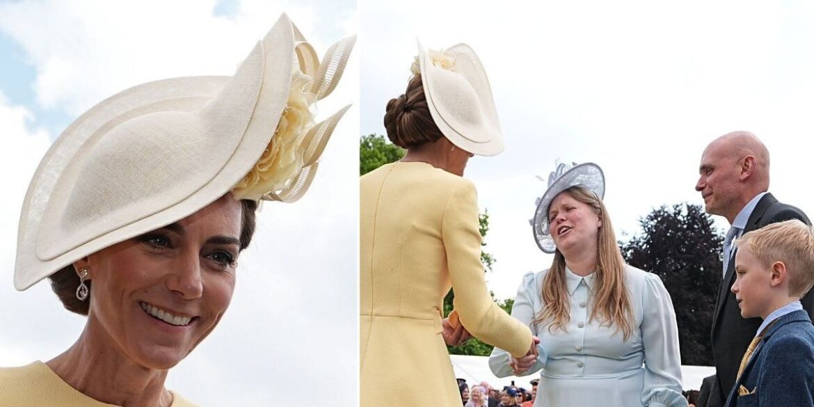 Kate Middleton reunites with Liz Hatton's family in emotional meeting at garden party