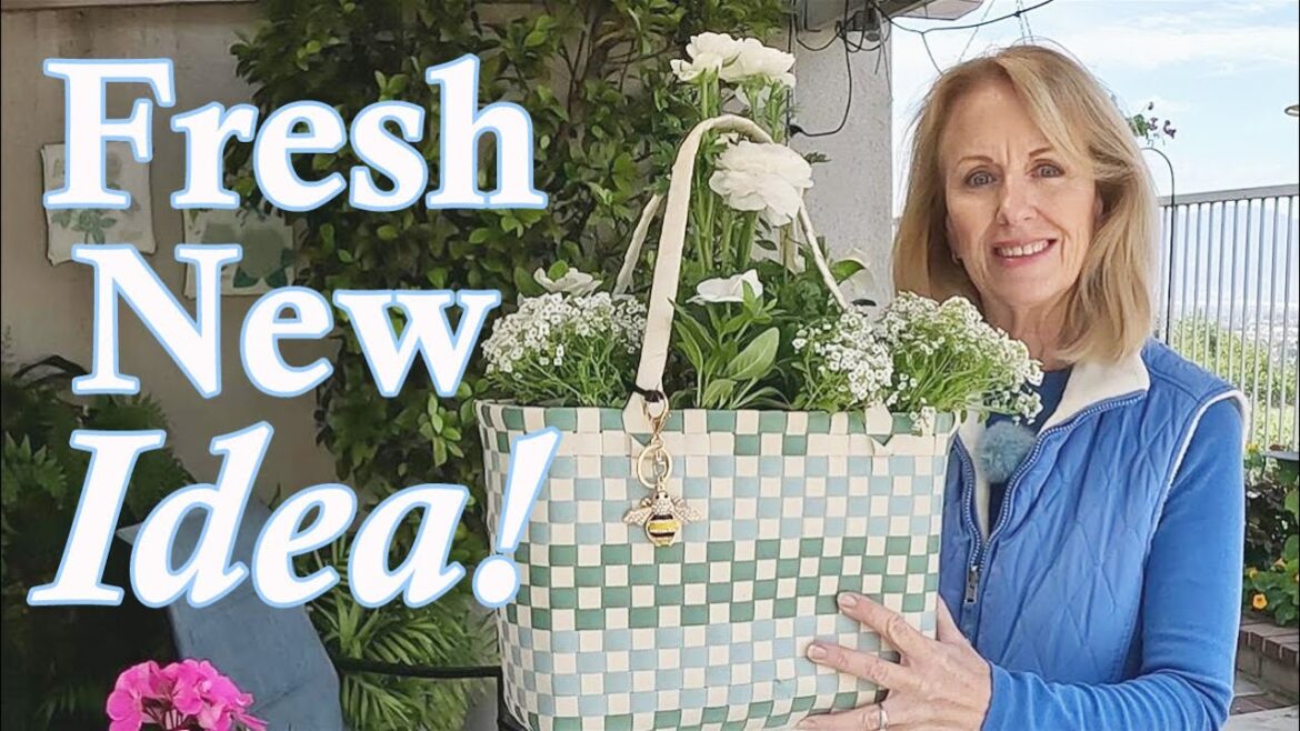 Adorable Tote Bag Container Gardening | Amazing Gift | All Seasons