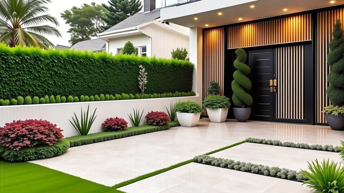 200 Trendy Modern Home Garden Design Ideas 2025 | Garden Fence Designs & Garden Landscaping Ideas P2