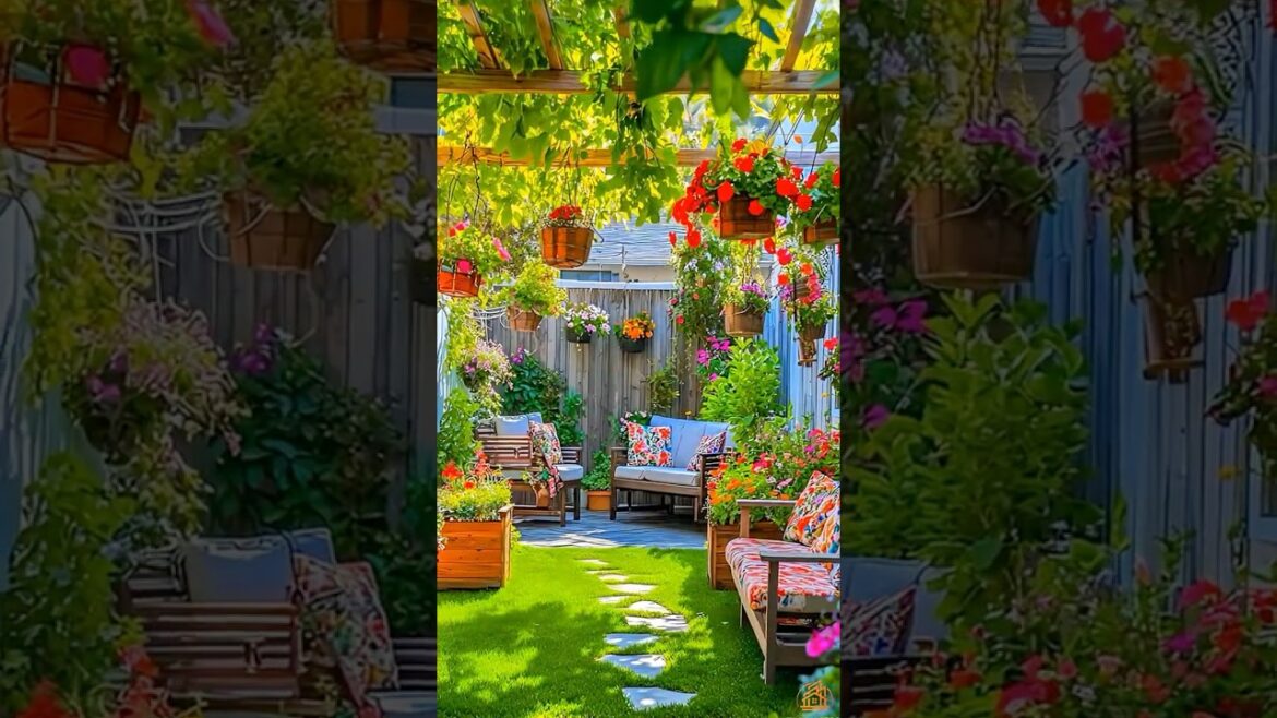 Architectural Garden Design 🌿 | 3D Landscape View | Modern Garden Inspiration #shorts