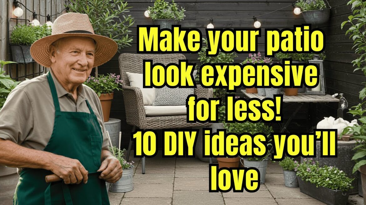 10 SMALL PATIO GARDEN IDEAS That Look EXPENSIVE but Are SO EASY to DIY! 🌿✨ You Won't Believe #7