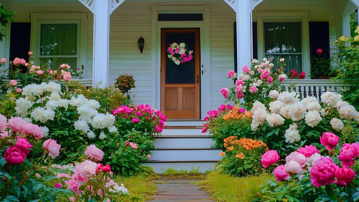 Flower Fences and Walkways – Beautiful Front Yard Decoration Ideas