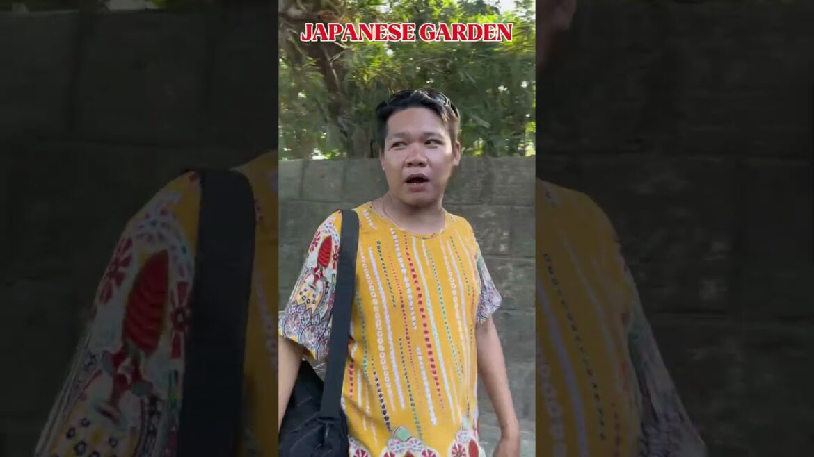 VISITING JAPANESE GARDEN, RIZAL PARK #lunetapark #travel #viralvideo