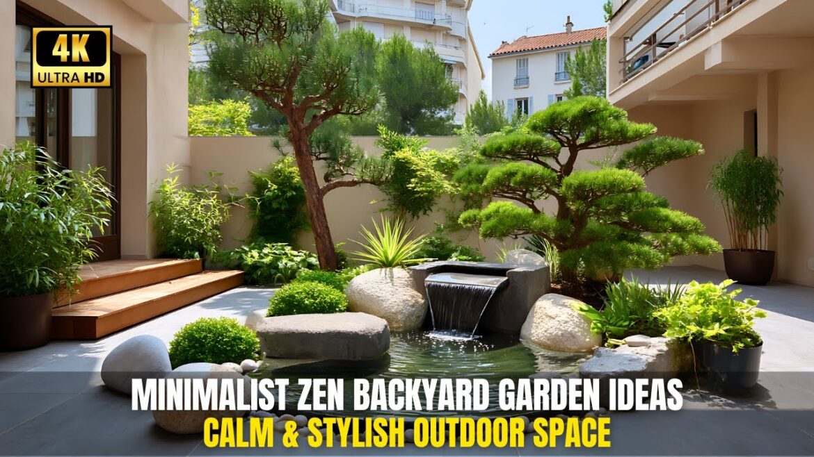 Minimalist Zen Backyard Garden Ideas for a Calm & Stylish Outdoor Space