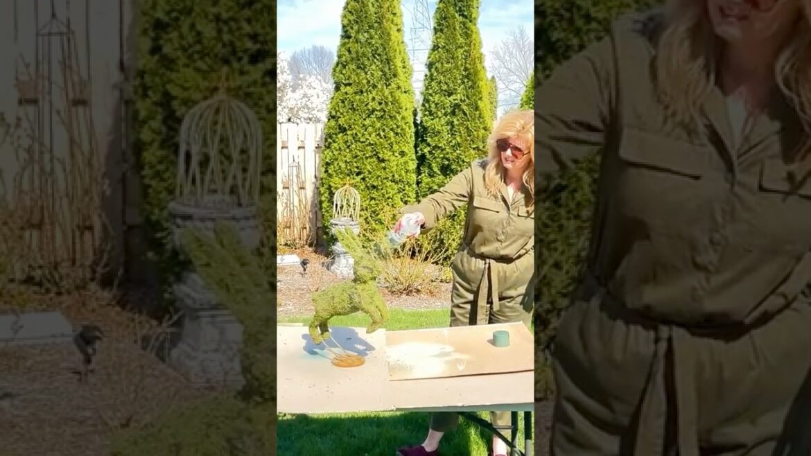 Turning a Thrifted DIY Into Garden Art!