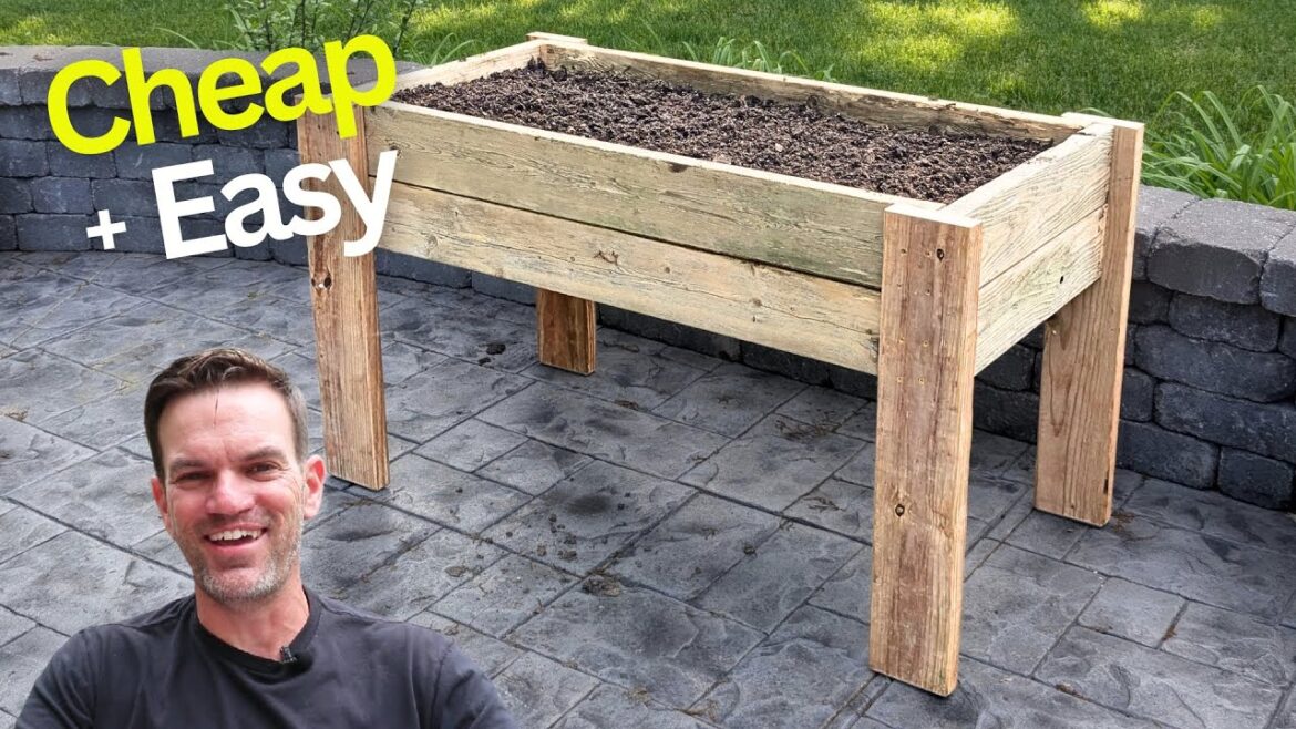 Old Wood, New Life: DIY Raised Garden Bed
