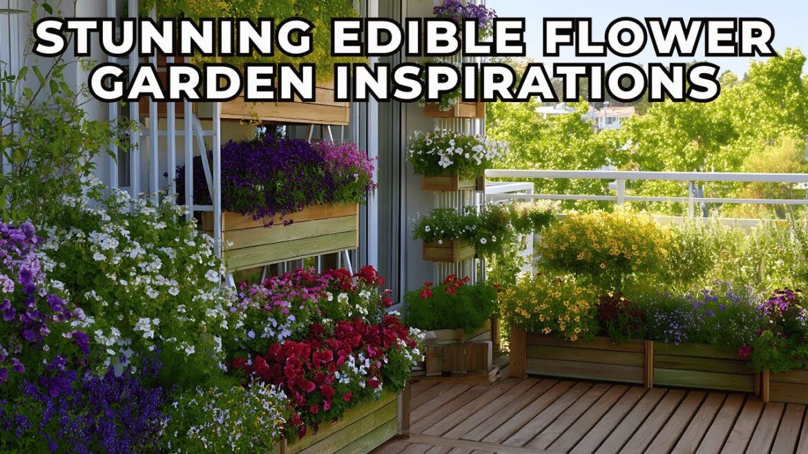 Edible Flowers for Small Balconies 🌼 Creative DIY Gardening Ideas with Organic Seeds Edible Flowers for Small Balconies 🌼 Creative DIY Gardening Ideas with Organic Seeds