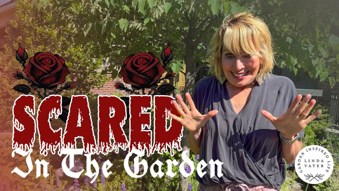 SCARED In The Garden! 🌷😬 SCARED In The Garden! 🌷😬