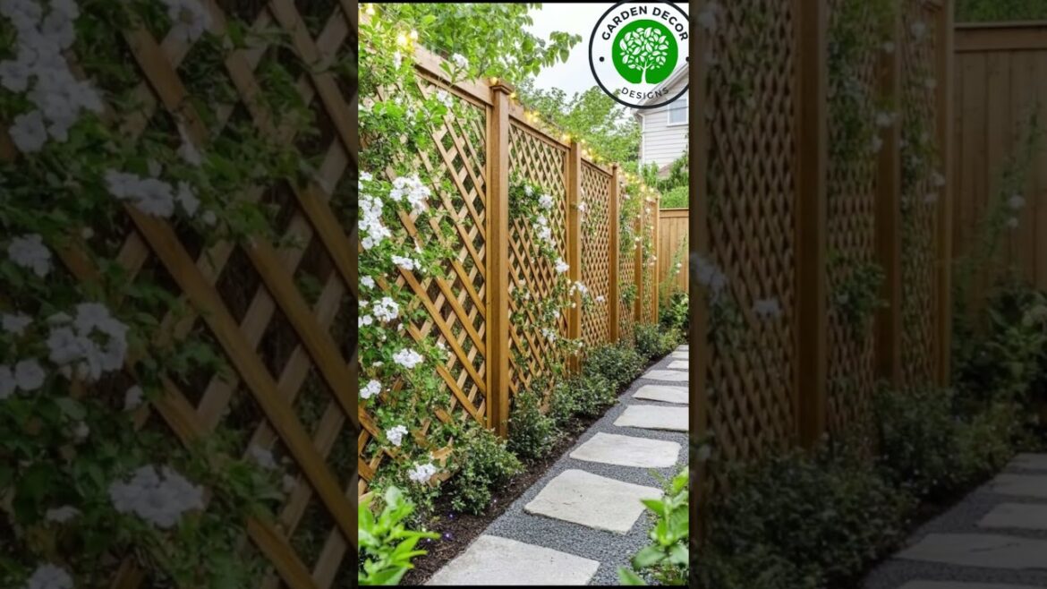 Best Cheap Garden Fencing Design Ideas #ytshorts #fyp #garden #fencing