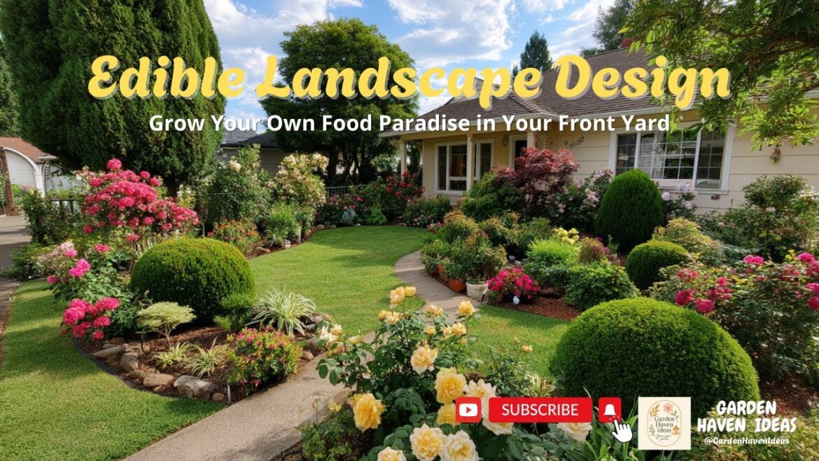🌿🍅 Edible Landscape Design: Grow Your Own Food Paradise in Your Front Yard 🍓🏡