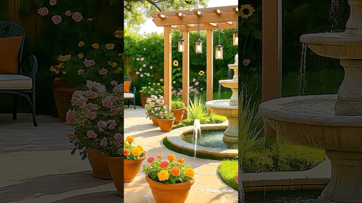 Peaceful Patio Garden Moments #home #gardendelight #gardendesign #garden #homeimprovement