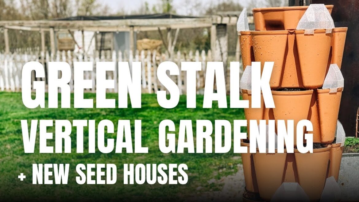 GREENSTALK Vertical Planter | Seed Houses | Vertical Gardening | Container Gardening