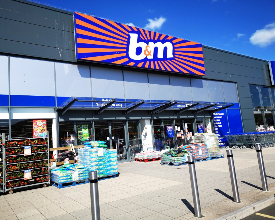 Exterior of a B&M Bargains retail shop.