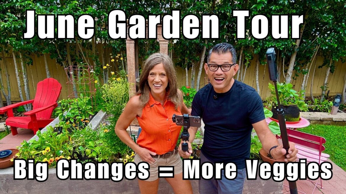 JUNE Garden Tour: BIG Changes -- MORE Vegetables