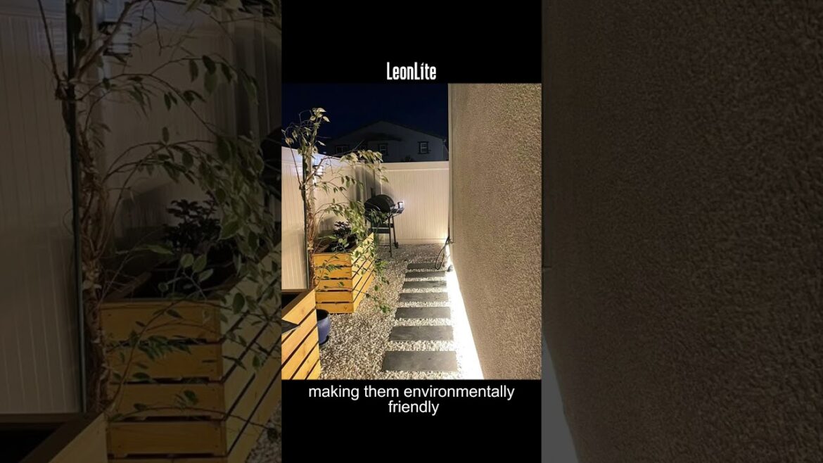 ✦ Garden Lighting Design: Strip Lights ✦ #LowVoltage #EnergyEfficient #GardenLighting #StripLights