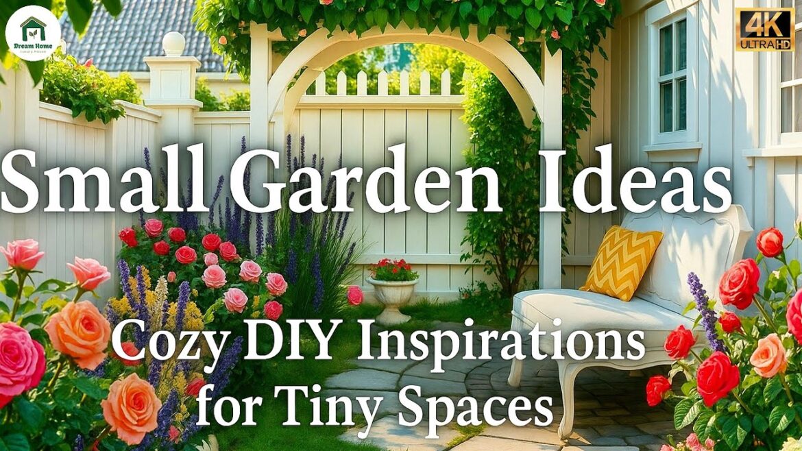 Small Garden Ideas | Cozy DIY Inspirations for Tiny Spaces