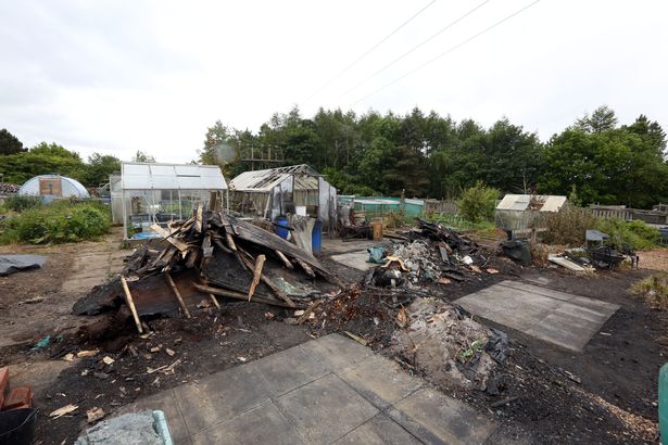 Sheds worth of gardening equipment was lost in the blaze 