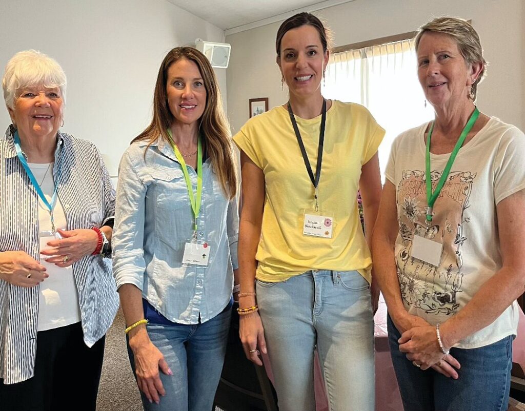 Flower Lovers Garden Club | Journal Review Hostesses are, from left, Dorothy Fogel, Emily Toomey, Kezia Blackwell and Kathy Leafgreen.
