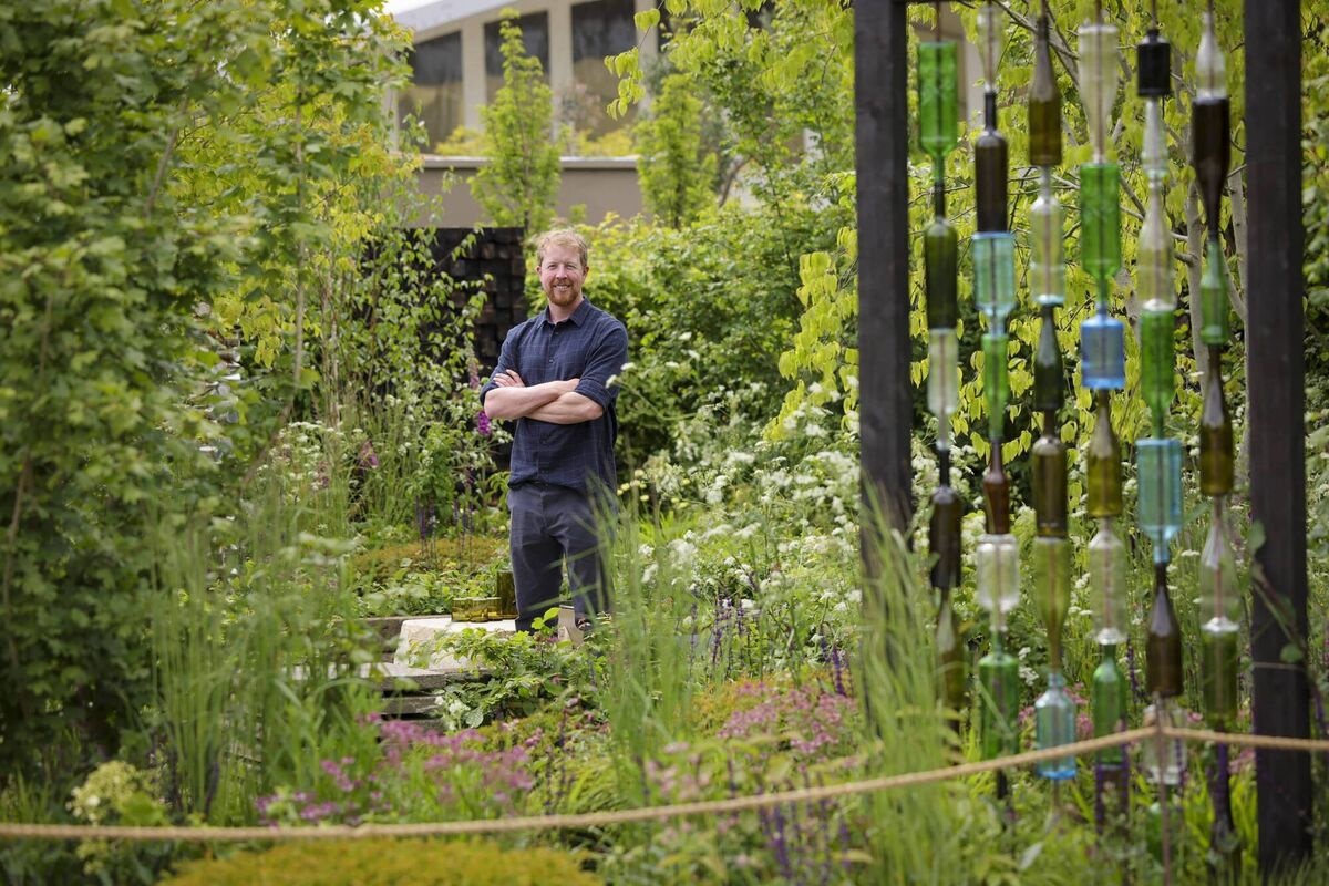 James Purdy in his Large Show Garden-winning design.
