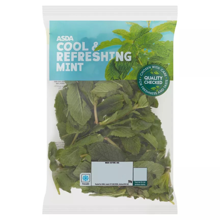 Package of Asda cool and refreshing mint.