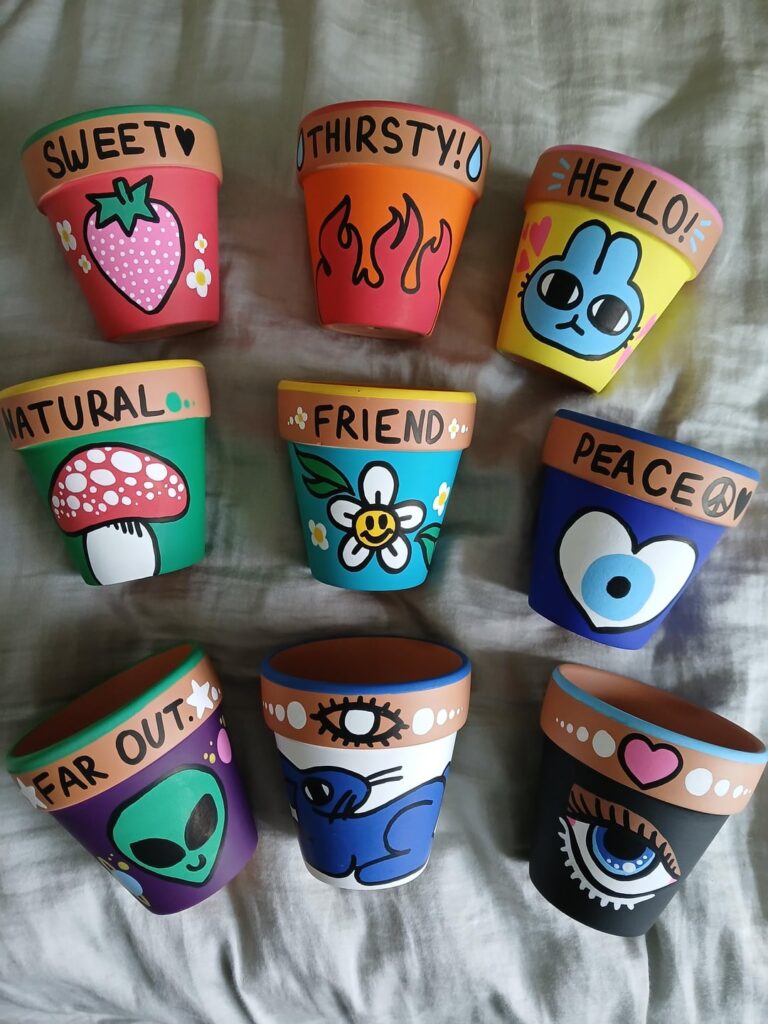 Can't stop painting pots