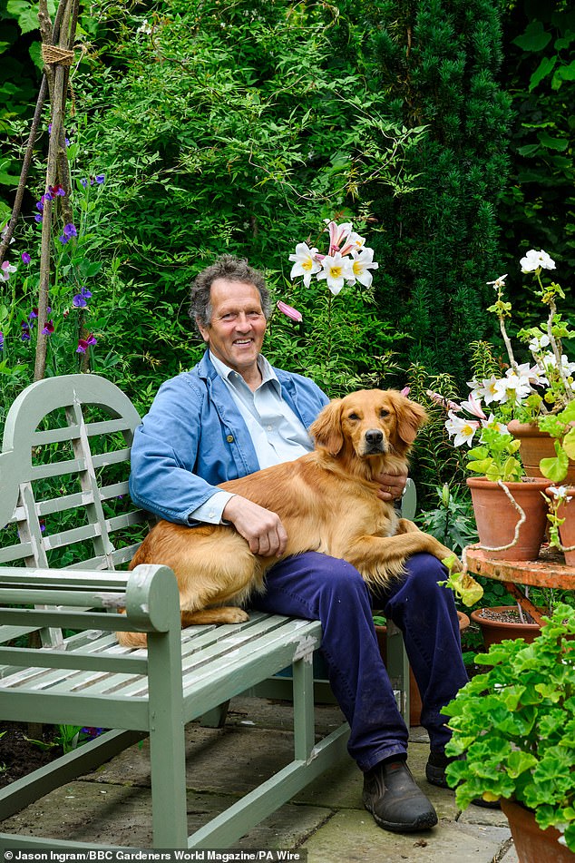 He updated his beloved garden fans with a social media post created by Wildside Gardens