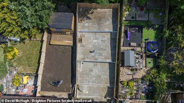 In 2023, she began work to fix her 'jungle' garden - but didn't apply for any planning permission