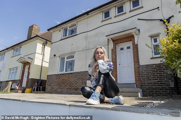 Renata Mahmoud, 48, has lived in the council property on Birdham Road in Moulsecoomb for 19 years