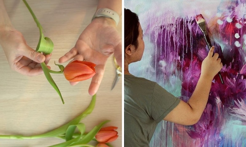 Love Flowers? These 3 Online Classes Help You Turn Them Into Beautiful Art