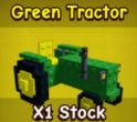 Green tractor