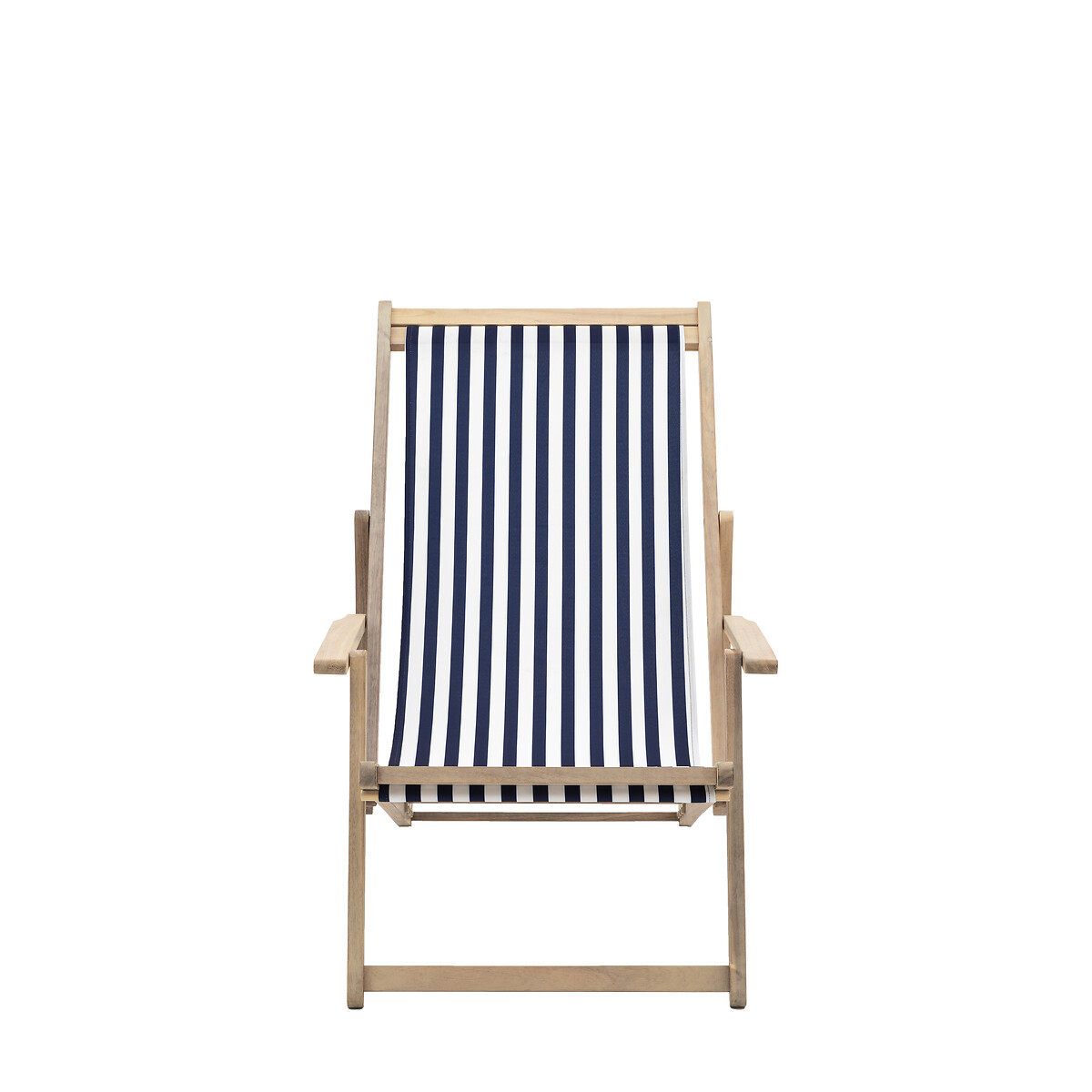 Blue and white stripe chair