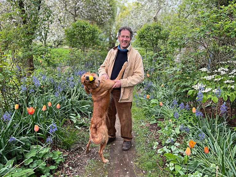 Monty Don and Ned at Longmeadow