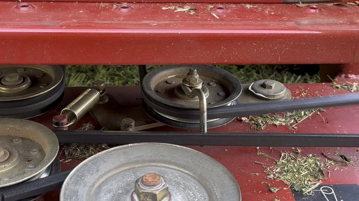 Toro mower belt keeps coming off - tensioner? Advice?