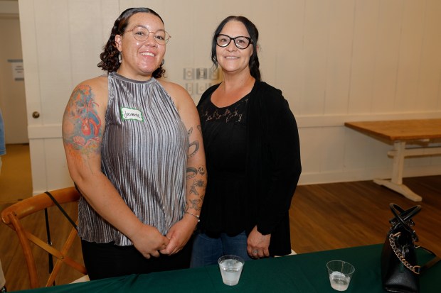 Jasmine Metz and Wah Hernandez from the Garden 31 Community...