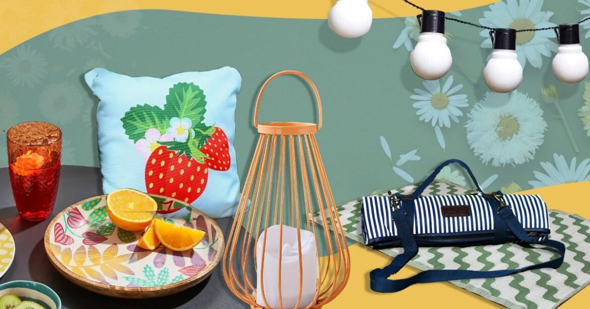 Dine outdoors with Dunelm’s gorgeous picnic sets and garden furniture